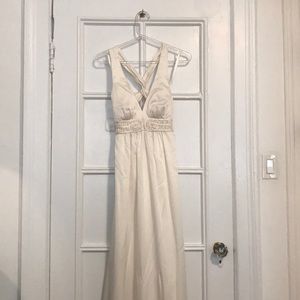 Stunning Off White Bridal Floor Length Dress